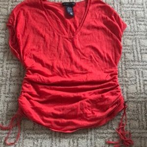 Y2K ruched adjustable blouse / shirt